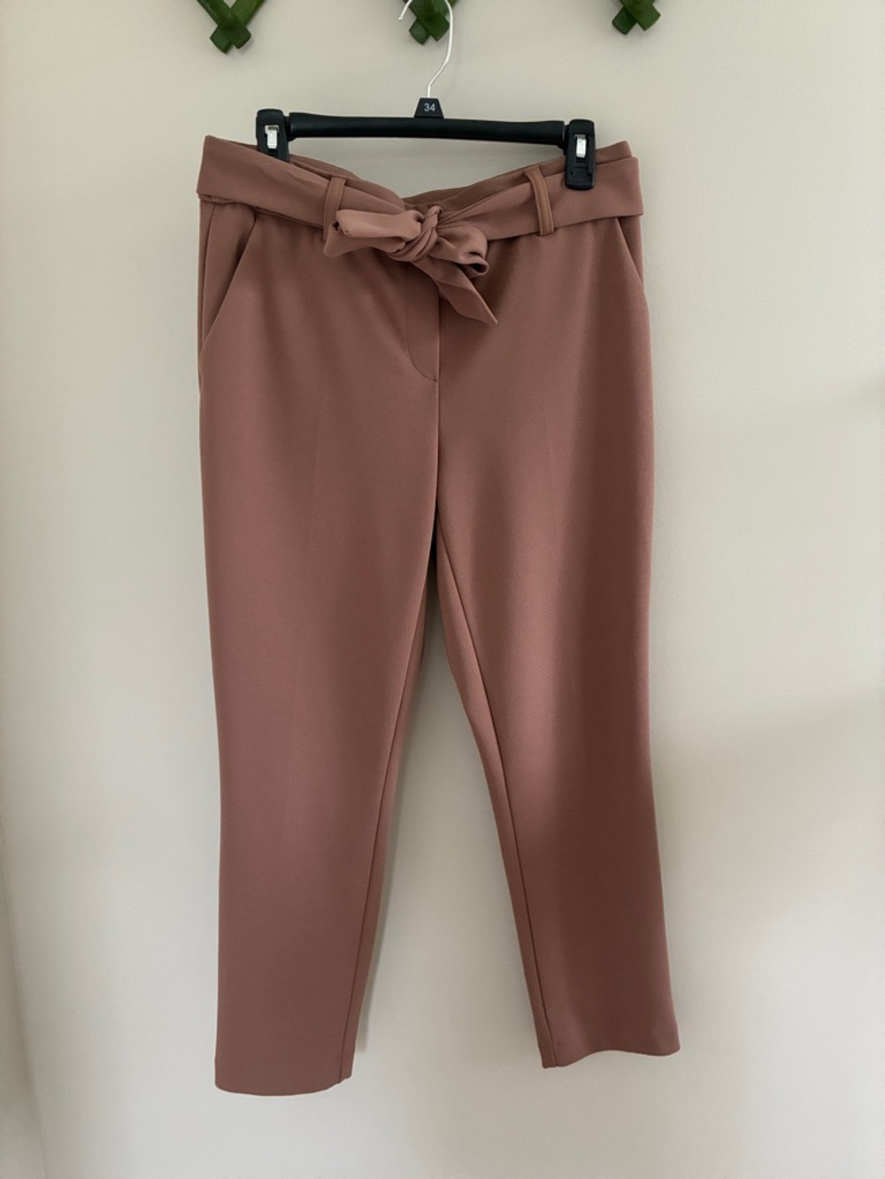 Jules & Leopold Cropped Paperbag Waist Pants